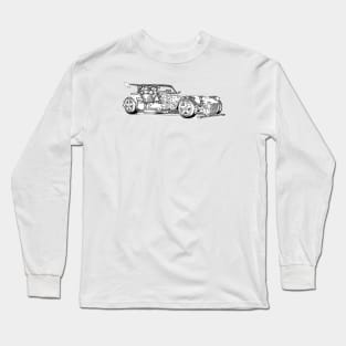 Caterham R500 Custom Wireframe Long Sleeve T-Shirt